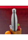 500ML KROM ŞİŞE TERMOS PASLANMAZ ÇELİK - KAYDIRMAZ TPR TABAN (5468)
