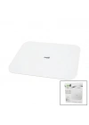 GİZLİ EKRAN -SOFT BEYAZ CAM ZEMİN  DİJİTAL BASKÜL TERAZİ 180KG SENSÖR -LED EKRAN -ODA℃ TF-1070 (5468)