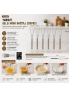 6PCS MİNİ=13CM METAL ÇIRPICI (5468)