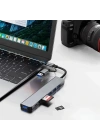 8 in 1 Usb Çevirici Notebook Macbook Type-C Uyumlu Görüntü Aktarıcı Hub (5468)