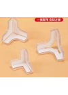 8 li Set Silikon Şeffaf Masa Kenarı Koruma Aparatı (5468)