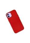 Apple iPhone 12 Kılıf Asya Deri Silikon - Kırmızı