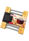 AYARLANABİLİR METAL NİHALE BAMBU AYAK 21X22---21X34CM (5468)
