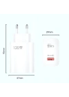 BiiShe® 120W USB Hızlı Type C Uçlu Kablolu Şarj Aleti