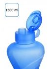 BiiShe® 1500ML Kapasiteli Sporcu Tipi Suluk Pratik El Matarası