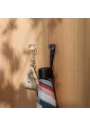 BiiShe® 2 Adet Kristal Kendiliğinden Güçlü Yapışkanlı Kulp Askısı Tutma Kolu