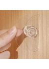 BiiShe® 2 Adet Kristal Kendiliğinden Güçlü Yapışkanlı Kulp Askısı Tutma Kolu