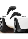 BiiShe® 2 Adet Ön veya Arkaya Uygun Çamur Önleyici Paçalık 32 x19 cm