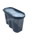 BiiShe® 2 Kapaklı Ölçekli Erzak Saklama Kabı - 1,2 Litre - SA930