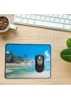 BiiShe® 25x32 cm Küçük Boy Mouse Pad Manzara Ada