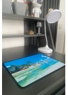 BiiShe® 25x32 cm Küçük Boy Mouse Pad Manzara Ada