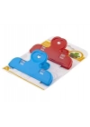 BiiShe® 2li Pratik Torba Paket Ve Poşet Kapatıcı Kilitli Klips Mandal