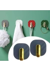BiiShe®  2li Yapışkanlı Retro Askılık Dolap Kapak Kulpu Gri