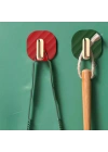 BiiShe® 2li Yapışkanlı Retro Askılık Dolap Kapak Kulpu Yeşil