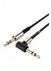 BiiShe®  3.5mm AUX Kablosu Jak Erkek Erkek L Tipi 1 Metre Ses Aktarım Kablosu