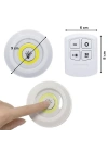 BiiShe® 3lü Uzaktan Kumandalı Pilli Yapışkanlı Kablosuz Led Spot Lambalar