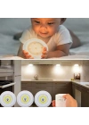 BiiShe® 3lü Uzaktan Kumandalı Pilli Yapışkanlı Kablosuz Led Spot Lambalar