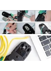 BiiShe® 3ü 1 Arada Modüler Kablo Sıkma,Soyma ve Kesme Pensesi
