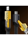 BiiShe® 4in1 65W Hızlı Şarj Kablosu – Type-C to USB-A + Type-C to Lightning, 27W PD Destekli Çoklu Şarj Kablo