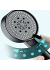 BiiShe® 5 Fonksiyonlu Yüksek Basınçlı Ayarlanabilir Siyah Duş Başlığı