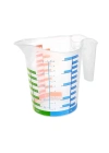 BiiShe® 500 ml Renkli Dereceli Sert Plastik Mutfak Ölçü Kabı
