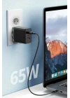 BiiShe® 65W Hızlı Şarj Edebilen TYPE C uçlu Şarj Aleti