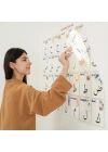 BiiShe® 70x100 cm Statik Kağıt Elif-Ba Öğrenme Tahtası