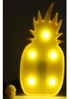 BiiShe® Ananas Şeklinde Ledli Dekoratif Eğlenceli Çocuk Gece Lambası