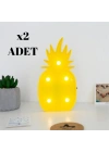 BiiShe® Ananas Şeklinde Ledli Dekoratif Eğlenceli Çocuk Gece Lambası