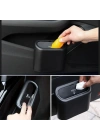BiiShe® Araç İçi Takılarak Sabitlenebilen Mini Kapaklı Çöp Kovası