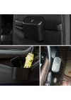BiiShe® Araç İçi Takılarak Sabitlenebilen Mini Kapaklı Çöp Kovası