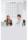 BiiShe® Aylık Planlayıcı Manyetik Duvar Stickerı Takvim Plan Çizelgesi