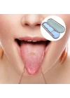 BiiShe® Bakır Oil Pulling Yağ Çekme Dil Plak Temizleme Aleti Dil Fırçası Sıyırıcı Dil Kaşığı