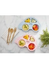 BiiShe® Bebekler İçin Araba Şeklinde Sevimli Mama Tabağı Çocuk Tabldot
