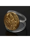 BiiShe® Bitcoin Madeni Hatıra Parası Madeni Bitcoin Hediye Sikke Para