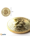 BiiShe® Bitcoin Madeni Hatıra Parası Madeni Bitcoin Hediye Sikke Para