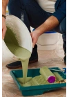 BiiShe®  Boya Badana Eşya Koruma Hışır Örtüsü 180cm x 15 mt Yapışkanlı Hışır Örtü