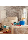 BiiShe®  Boya Badana Eşya Koruma Hışır Örtüsü 280cm x 15 mt  Yapışkanlı Hışır Örtü