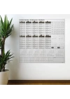 BiiShe® Çarpım Tablosu Ezberleme Manyetik Duvar Stickerı 105 x 100 cm
