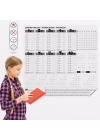 BiiShe® Çarpım Tablosu Ezberleme Manyetik Duvar Stickerı 105 x 100 cm