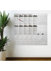 BiiShe® Çarpım Tablosu Ezberleme Manyetik Duvar Stickerı 105 x 100 cm