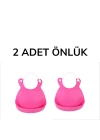 BiiShe® Çocuk Bebek Mama Önlüğü Dökülme Engelleyici Bükülebilir Pembe