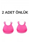 BiiShe® Çocuk Bebek Mama Önlüğü Dökülme Engelleyici Bükülebilir Pembe