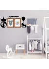 BiiShe® DECO103 Supermen Dekoratif Duvar Süsü Tablo Aksesuar Ahşap Tasarım Hediye Pano Sticker Seti
