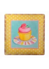 BiiShe® Decotown Duvar Panosu 40*40 Cup Cake Muffin Motifli Duvar Süsü
