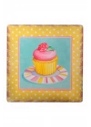 BiiShe® Decotown Duvar Panosu 40*40 Cup Cake Muffin Motifli Duvar Süsü