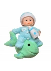 BiiShe® Decotown Hediyelik Sevimli Mavi Bebek Biblo Polyester Süs Eşyası