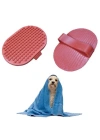 BiiShe® Ergonomik Masajlı Evcil Hayvan Kedi Köpek Yıkama Fırçası Aparatı