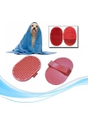 BiiShe® Ergonomik Masajlı Evcil Hayvan Kedi Köpek Yıkama Fırçası Aparatı