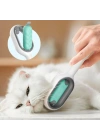 BiiShe® Evcil Hayvanlar İçin Çift Taraflı Pet Fırçası Nemli Tüy Tarama Tarağı